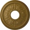Ekena Millwork Tirana Ceiling Medallion (Fits Canopies up to 4 3/4"), 13 7/8"OD x 3 3/4"ID x 1 1/4"P, Gold CM13TIGLS - alternate 1